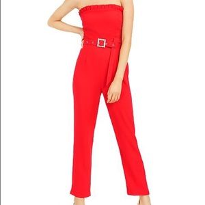 Foxiedox Belted Jumpsuit